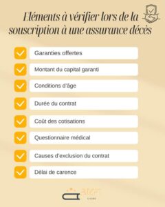 critere assurance deces