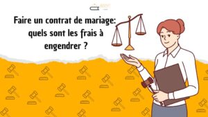 cout contrat mariage