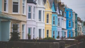 immeuble colorés